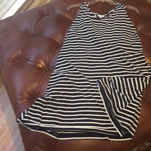 Blue and white striped Crown and Ivey dress